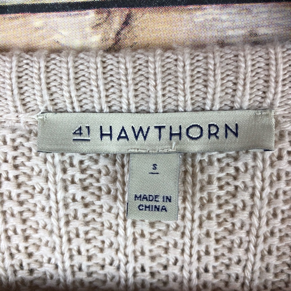 Stitch Fix 41Hawthorn Poppy Textured Sweater Sz S - Picture 5 of 8